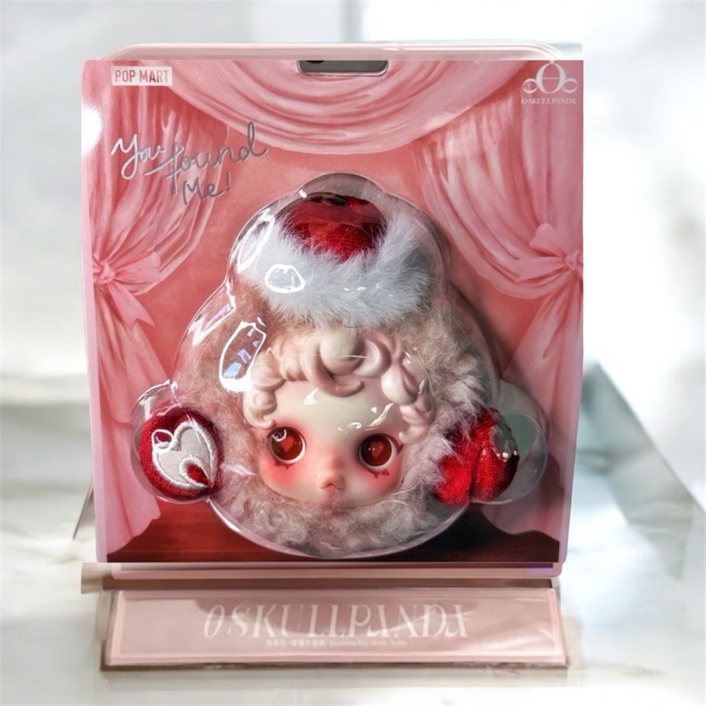 NWT SKULLPANDA PopMart You Found Me！Pouch Earphone Bag